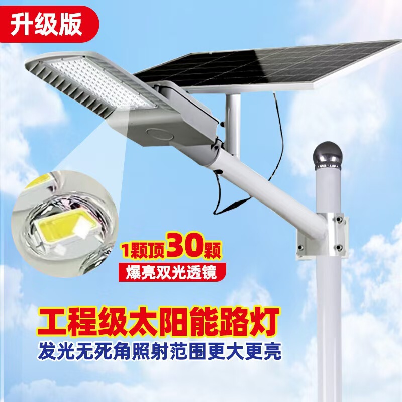 电商外贸款太阳能飞鹰款路灯太阳能庭院灯大功率投光灯道路照明灯|undefined