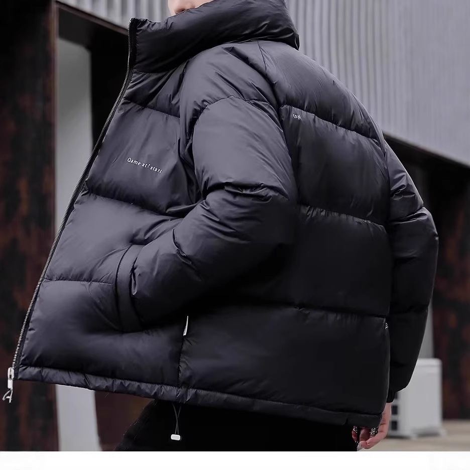 Liquidación: Chaqueta de plumón gruesa y moderna para hombre, chaqueta de plumón para hombre con cuello alto, chaqueta de plumón North Face.