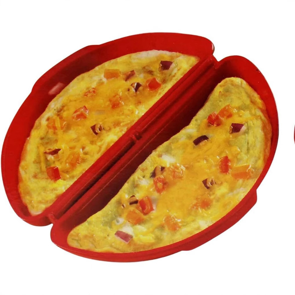 Cross-Border Two-In-One Microwave Egg Cooker, All-In-One Egg Cooker, Bpa-Free Plastic, Simple and Quick Breakfast Maker