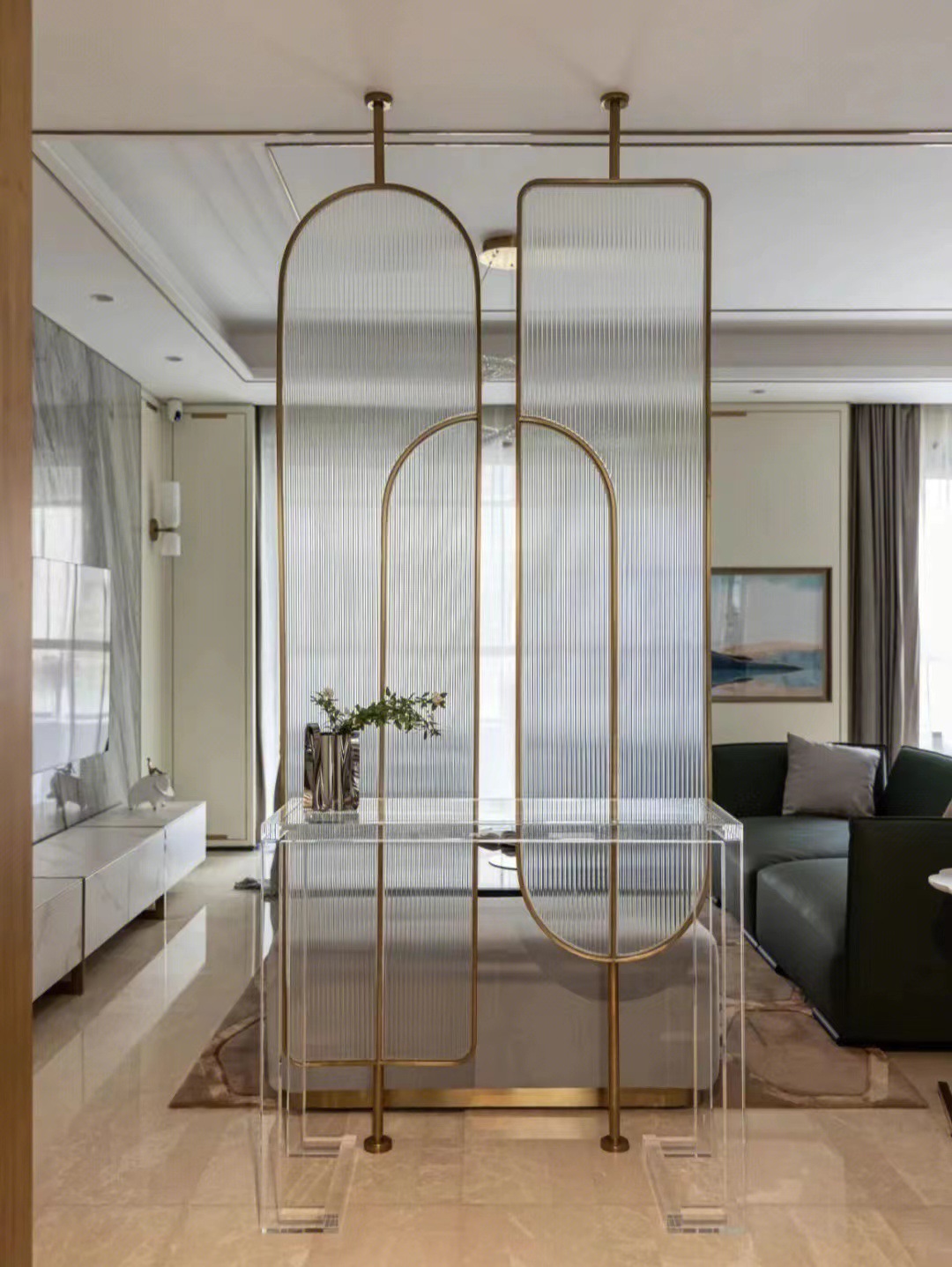 长虹玻璃隔断屏风