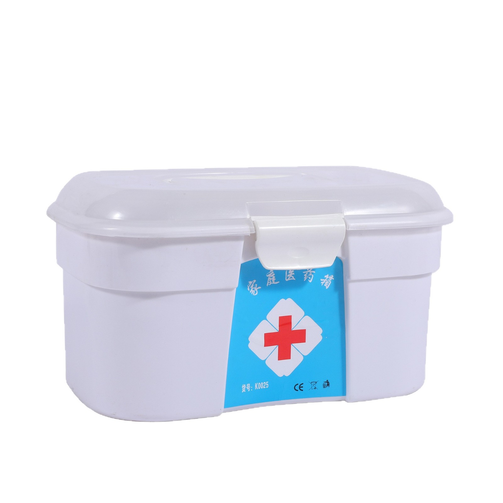 Botiquín de Primeros Auxilios Doméstico de Plástico, Portátil, Gran Capacidad, para Hogar y Emergencias image 6