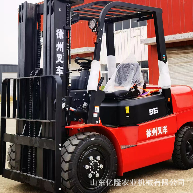 3吨升降液压搬运车 建筑工程柴油1吨2吨叉车 仓储货物装卸叉车