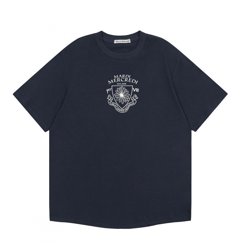 【カウンター品質】韓国マルディトレンドブランド半袖Tシャツリトルデイジードーマンプリントラウンドネックピュアコットンクロスボーダー|undefined