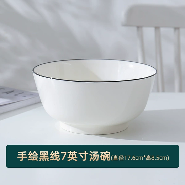 3 7-inch soup bowls