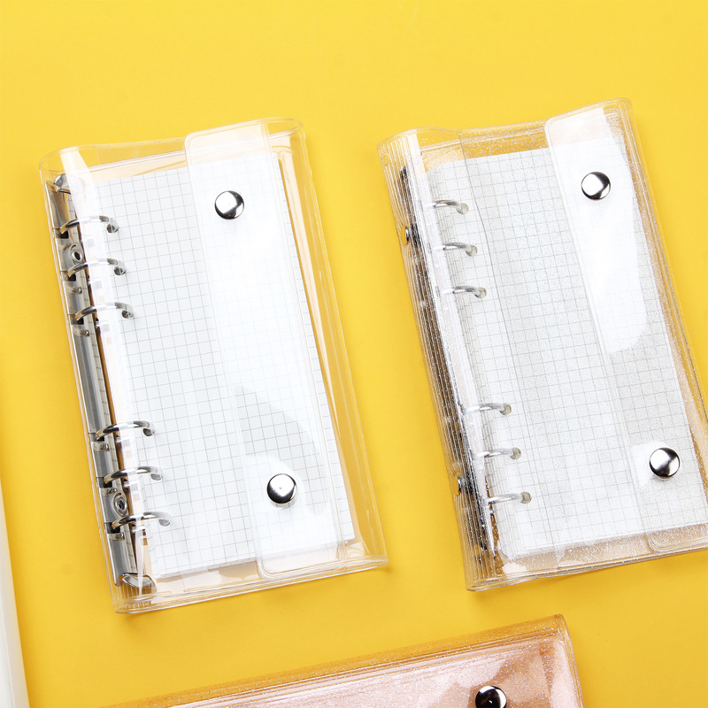 Casual Pvc Soft Shell Loose-Leaf Book Shell Removable Thickeneded Replacement Core Book Ins Transparent Cover A6 Narrow Version Casual Pvc Soft Shell Loose-Leaf Book Shell Removable Thickeneded Replacement Core Book Ins Transparent Cover A6 Narrow Version
