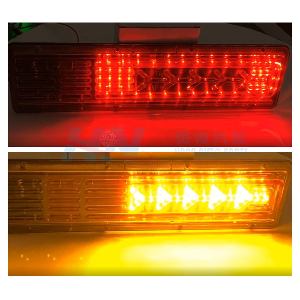Tres modelos de camiones remolque luz trasera luz lateral 24V colorido