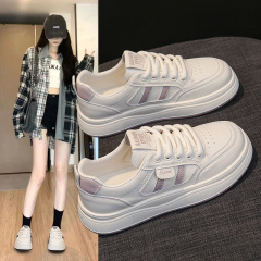 Baili Lemon 韓国版 ins 小さな白い靴女性のトレンディな学生 2025 秋と冬の新しい軽量ストリートシューズ女性 E30