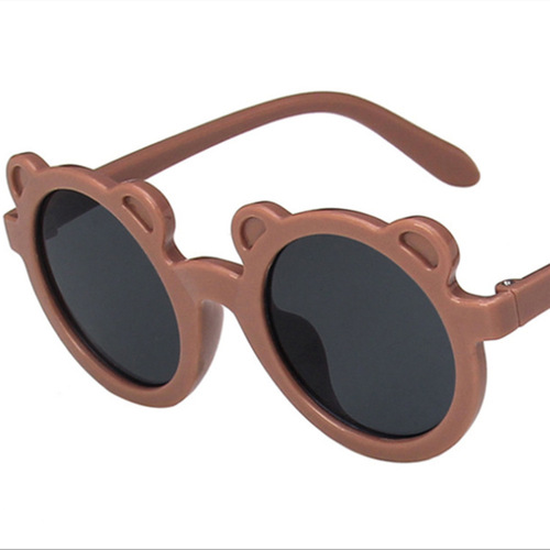 Brown Bear Children's Sunglasses  New Arrival Unisex Baby Sunglasses Trendy Cute Cartoon Style Sunglasses