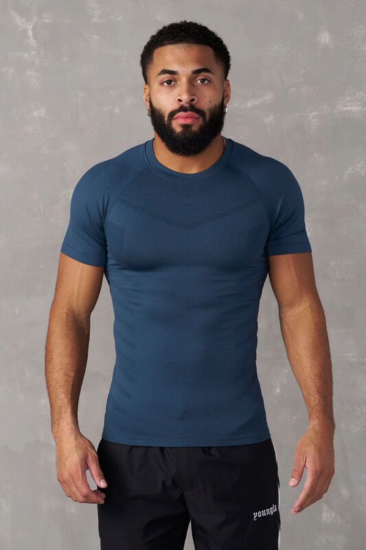 YOUNGLA メンズ Tシャツ スポーツ フィットネス 速乾性 通気性 ストレッチ フィットネス ジャージ ジョガー アウトドア ランニング バスケットボール ウェア|undefined