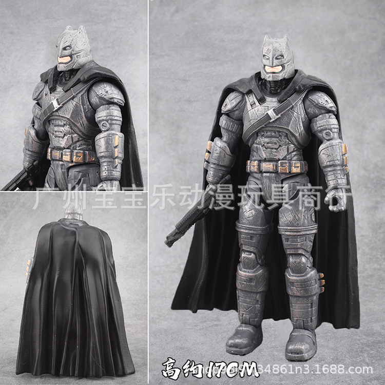 Superhéroes justicia unida acero Batman guerra superman puede hacer a mano modelo de muñecas adornos