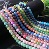 Glossy round beads, bracelet, accessory, wholesale, floral print