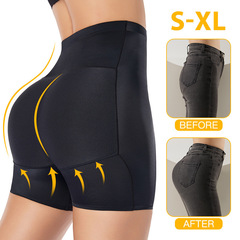Fake butt high waist markless butt pants for women flat legs underwear high rebound honeycomb breathable cotton pad beautiful butt plump butt cross-border