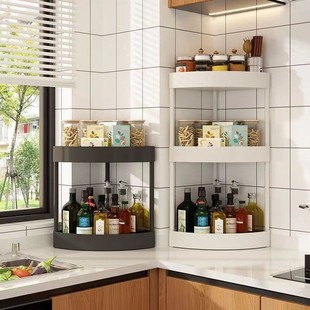 Bathroom Corner Rack Multi-layer Mobile Storage Rack Kitchen Living Room Snack Rack Corner Sundries Storage Rack