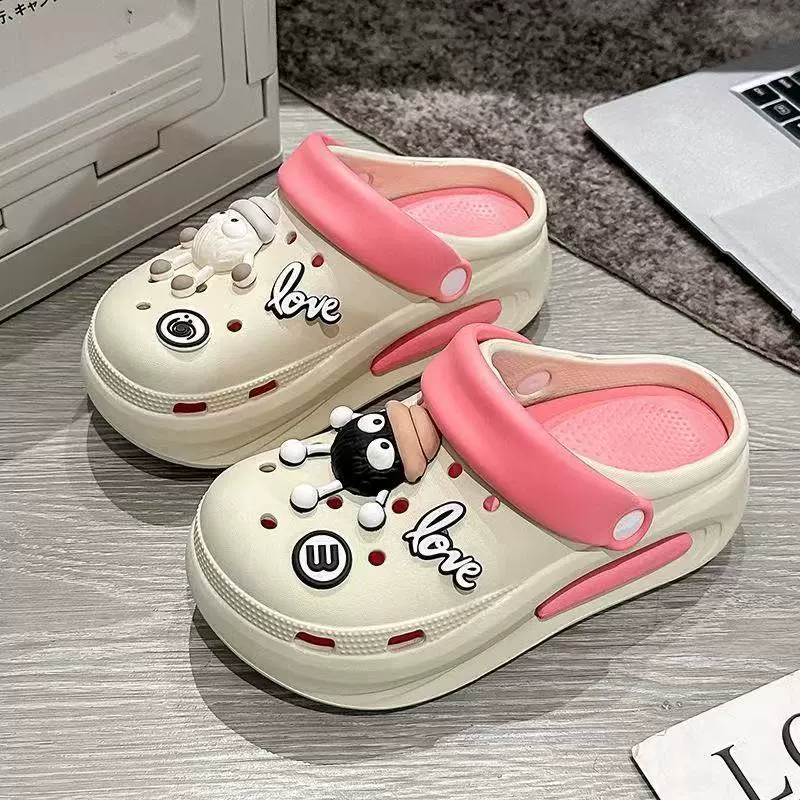 Diy мультфильм пещерные туфли для женщин, носящих нескользкие туфли летом 2025 года