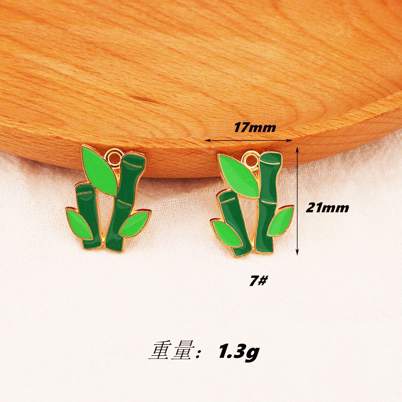 中国風合金オイルドリップパンダジュエリーアクセサリー DIY アクセサリーイヤリングブレスレットキーホルダーペンダントハンギング|undefined