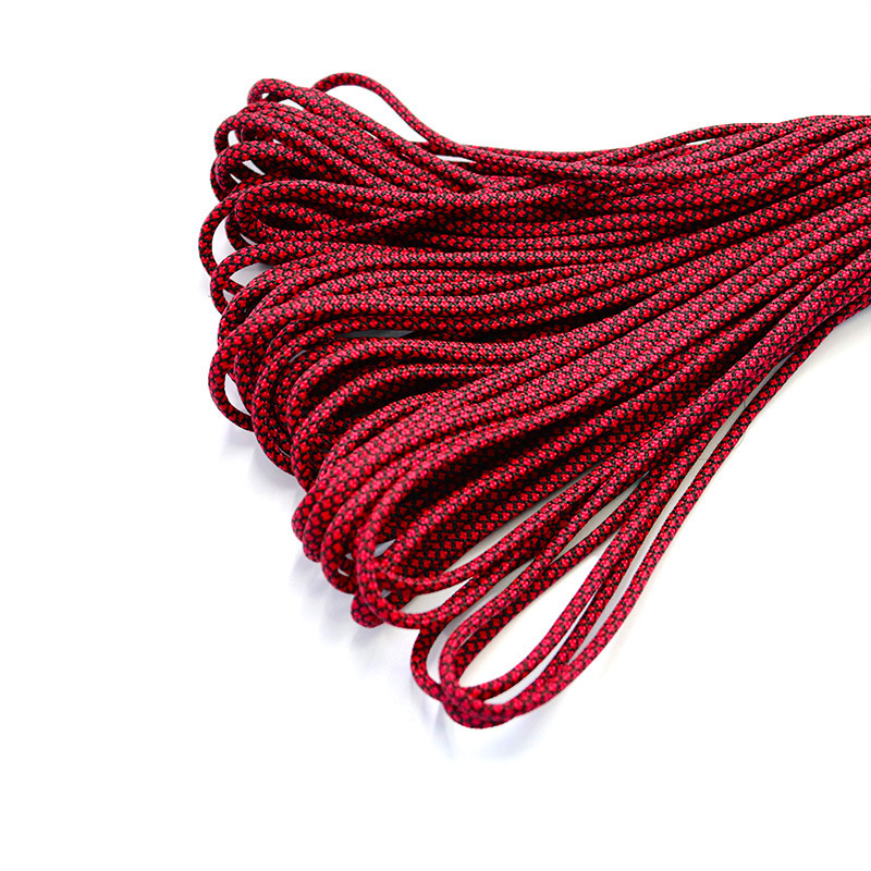7-Core 4mm cuerda de paraguas al aire libre multifuncional montañismo paracaidista cuerda de tracción escapar equipo de salvamento cuerda de seguridad 31 m cuerda de paraguas