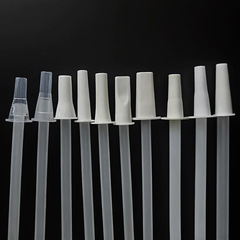 兒童運動水杯大肚杯硅膠吸嘴PP塑料吸嘴頭三件套太空杯直飲杯配件