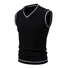 C 37238 Men's fashion knit vest ��ʿʱ����֯���׿羳��ó