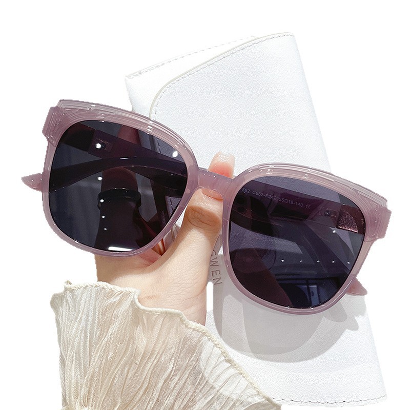 Nuevas gafas de sol polarizadas para mujer TR7562, gafas de sol anti-UV de moda para influencers, gafas de sol versátiles para viajes