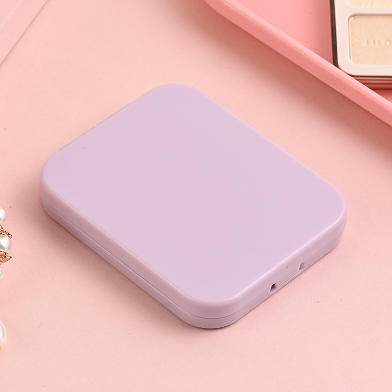 Espejo de Maquillaje Plegable de Doble Cara, ABS, Doble Cara, para Dormitorio y Baño