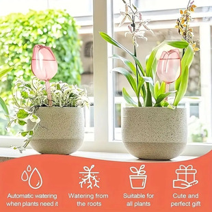 Cross-Border New Product Tulip Watering Device, Automatic Watering Device for Lazy People, Cross-Border Popular Watering Supplies for Lazy People, Wholesale