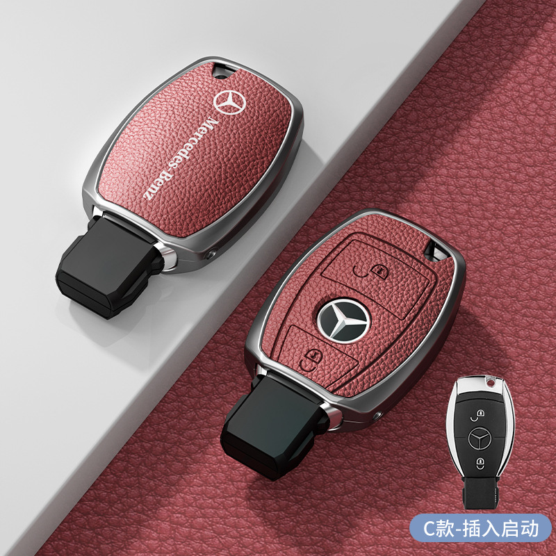 모델 C 삽입 2버튼 화산 빨간색 아연 합금 단일 쉘