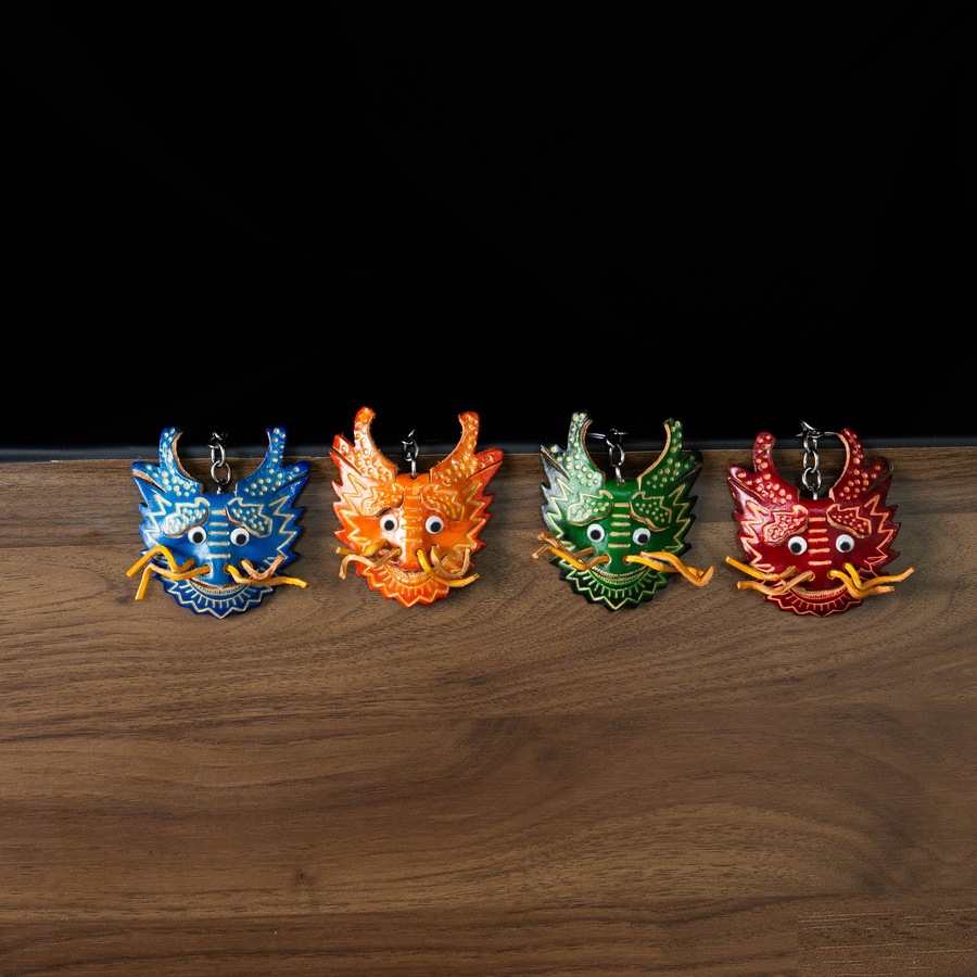 Chinese Style Dragon Totem Pendant Cute Cartoon Design For Backpacks Clothes And Genuine Leather Bags Suitable For All Ages_voghion.com