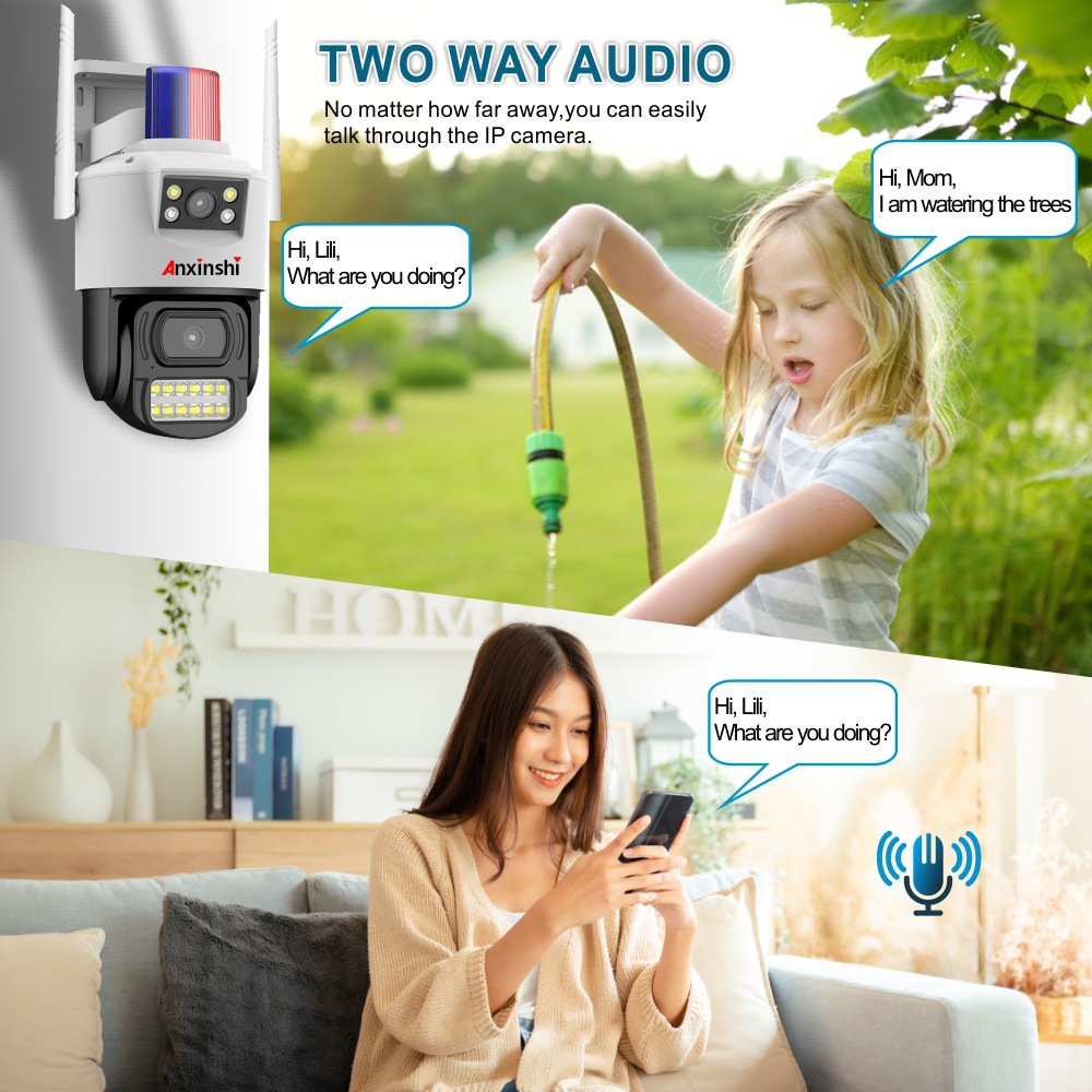 Smart Home Netzwerkkamera Wifi/4G Wireless Wasserdicht Nachtsicht CCTV Sicherheitskamera V380