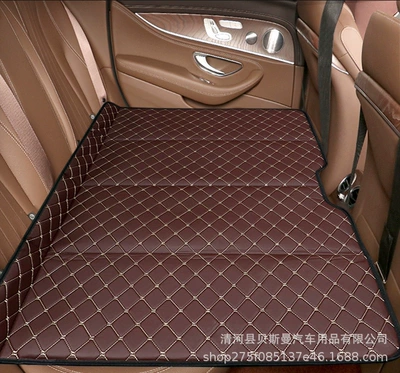 Needed for Sedan, Vehicle-mounted inflatable bed - brown-rice-noodles-butterfly-pattern