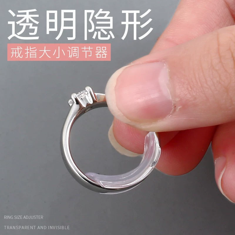 Invisible transparent plastic ring
