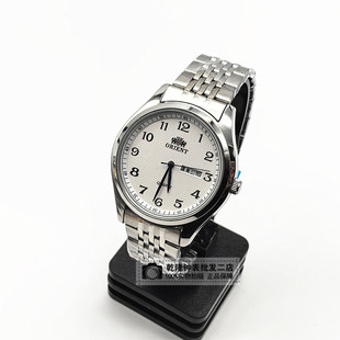 Watch Accessories Double Lion All-steel Waterproof Watch for Middle-aged and Elderly with Drill Surface Original 2035 Movement Quartz Watch Double Calendar