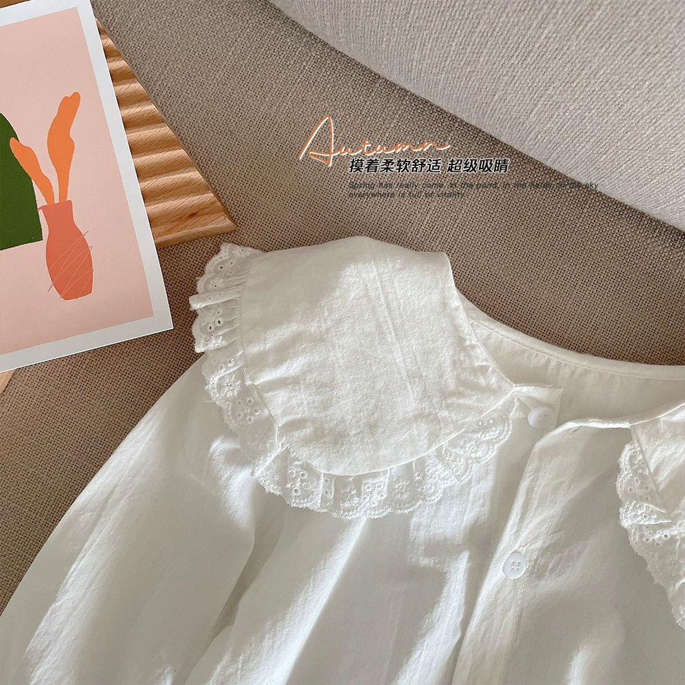Autumn children's colored shirt, Korean style, 0-6 years