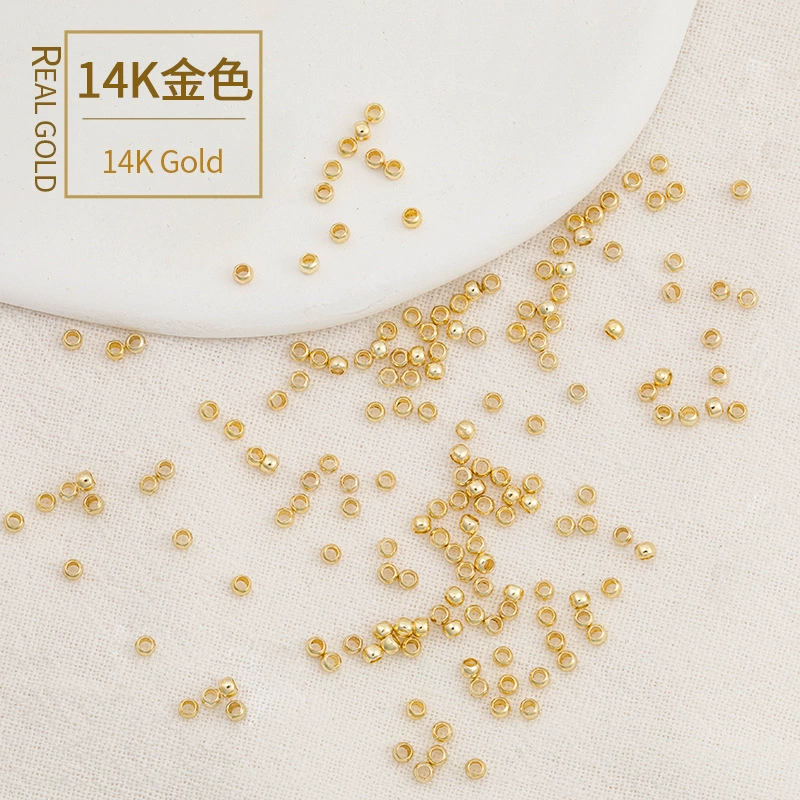Copper beads, accessory handmade, accessories, 18 carat, golden color, geolocation function, DIY