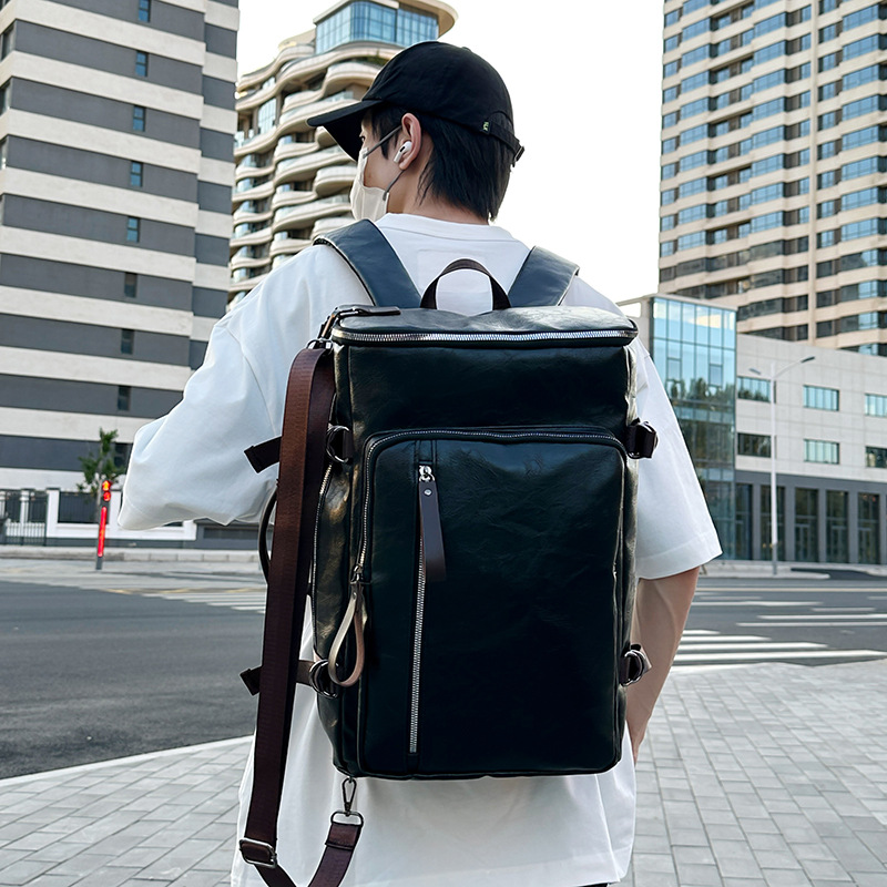 2025 nuevo estilo coreano retro simple estudiante universitario bolso de computadora ligero multiusos de viaje de gran capacidad mochila