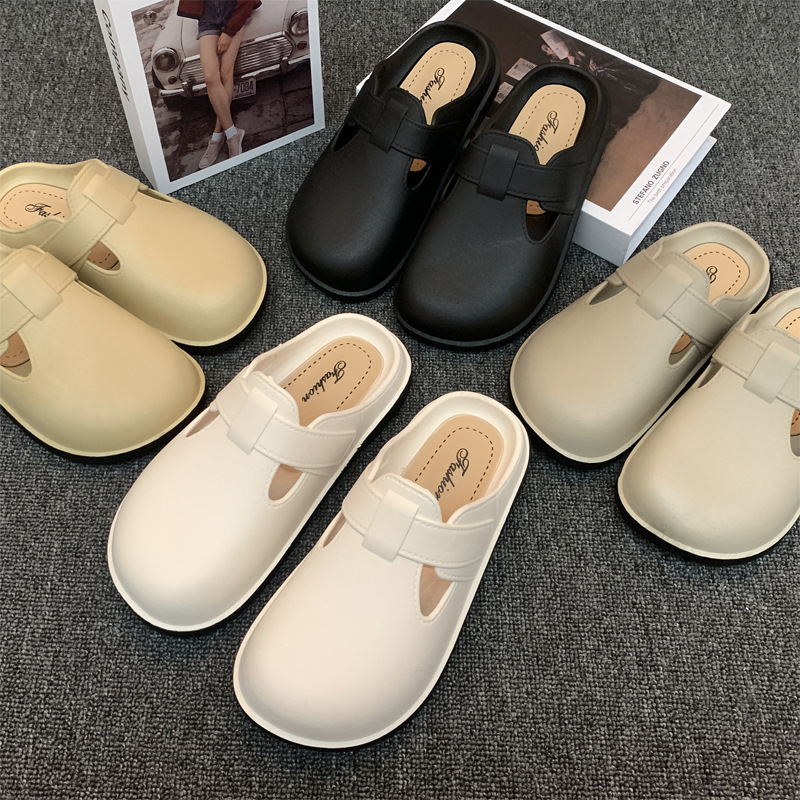 Women's Spring and Summer Comfortable Lightweight Slip-On Mules for Outdoor Wear, Factory Cross-Border Wholesale, Suitable for Outdoor Wear