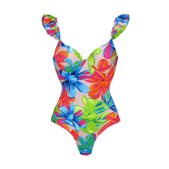 Women's Sexy Color Block 2 Pieces Set One Piece Swimwear display picture 10