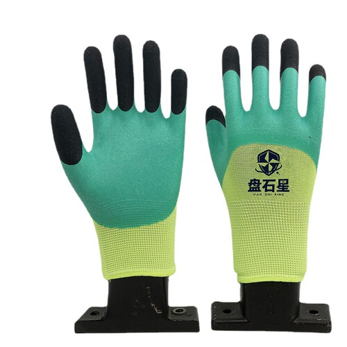 Breathable king reinforced finger labor protection gloves wholesale wear-resistant work gloves summer rubber gloves