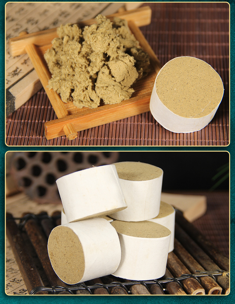 Moxa Rolls Ai Tiao 艾条 Handmade Aged Mugwort Sticks for Traditional Moxibustion Warm Therapy in use
