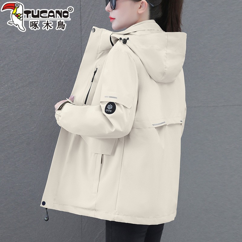 Woodpecker Women's Jacket Autumn and Winter 2026 New Model Warm Detachable Inner Liner Three-In-One Mountaineering Jacket