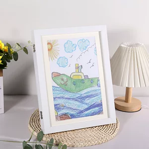 儿童相框KidArtFrame学校幼儿园手工绘画美术展览框磁吸收纳画框