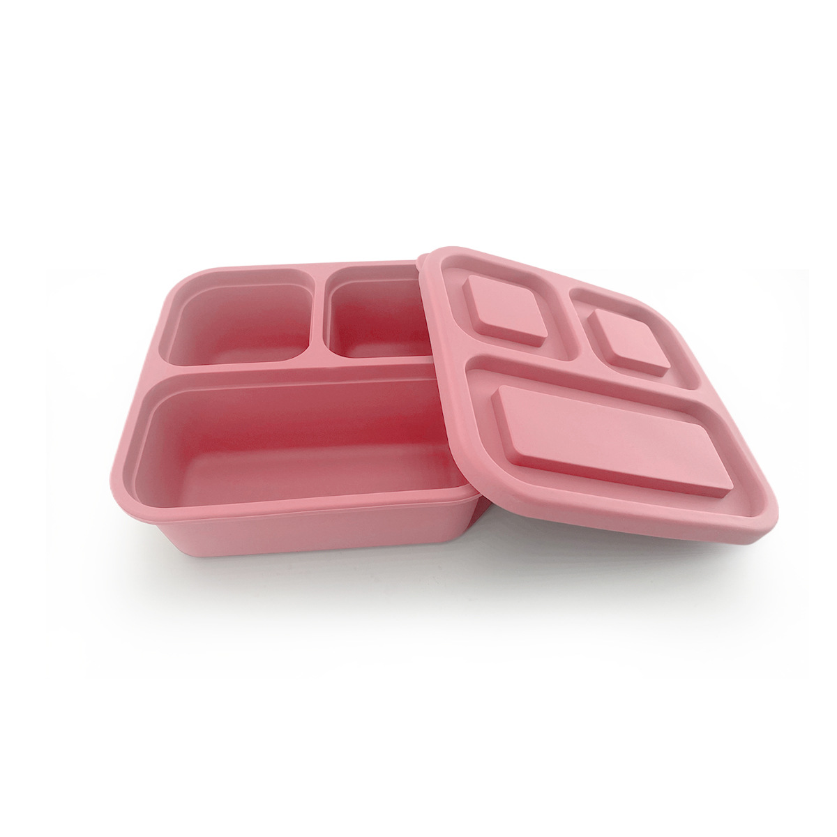 Nuevo producto Caja de conservación fresca de silicona Alimentos Frutas y verduras Conservación fresca Redondo Cuadrado Cuadrado Picnic Microondas Arroz Bento