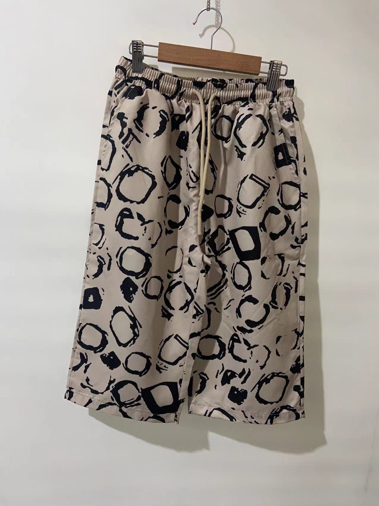 Women's Cotton Linen Casual Pants With Pockets Elastic Waist Five Point Khaki Style_ecoleips.com