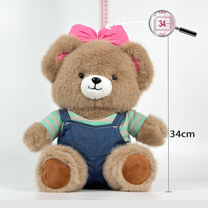 Juguetes de peluche nueva correa mariposa osos muñeca ciudad de juego muñeca de cambio osos muñeca almohada muñeca mayorista