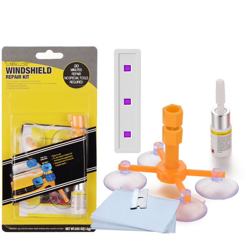 유리액체-주황색 흡입카드+TYPE-C 경화램프-1세트