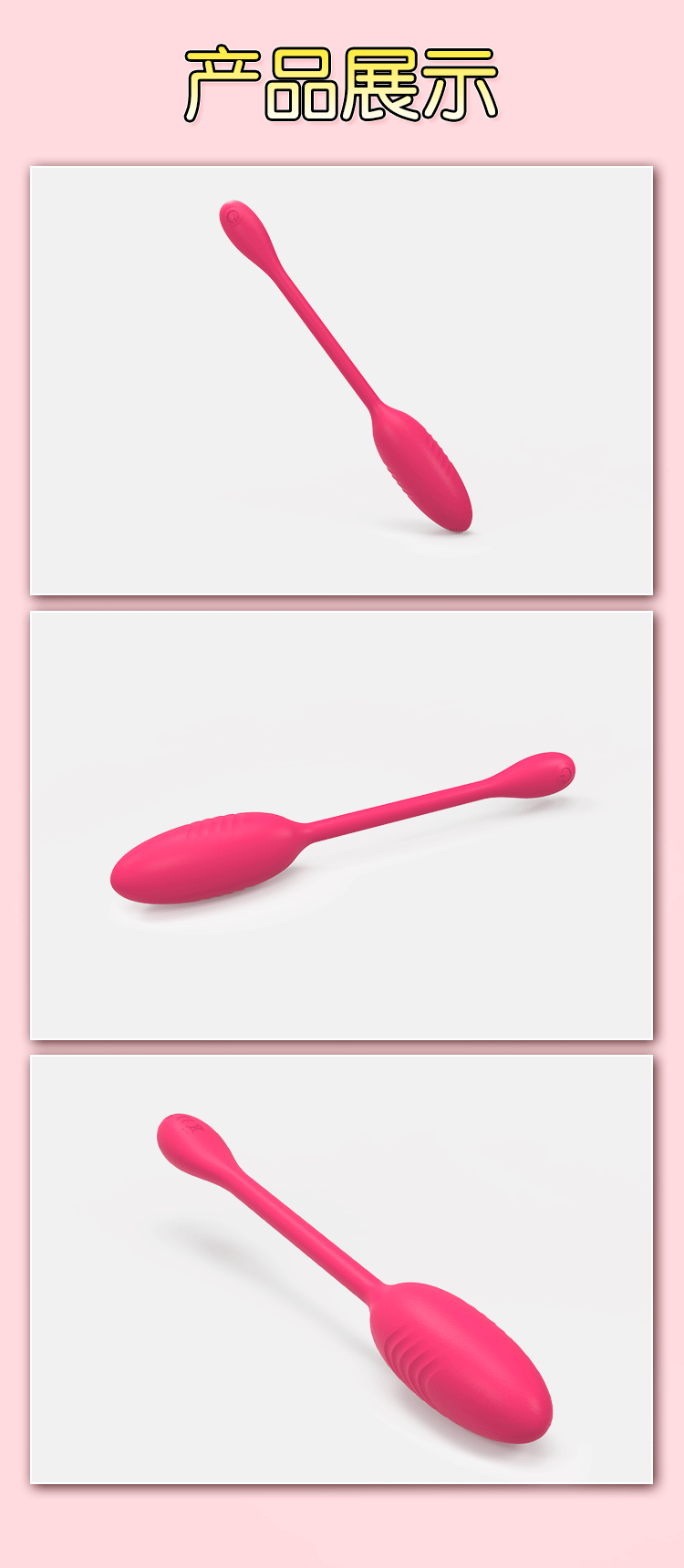 Remote-Control Mini Vibrating Egg with Electric Shock Function, ABS and Silicone Body — detail image 20