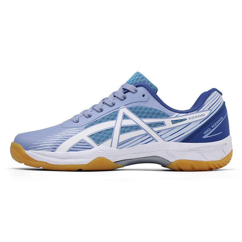Nuevos zapatos de tenis de mesa transfronterizos primavera y otoño ventilados tenis antideslizante amortiguador zapatos de bádminton de estudiantes de secundaria juveniles