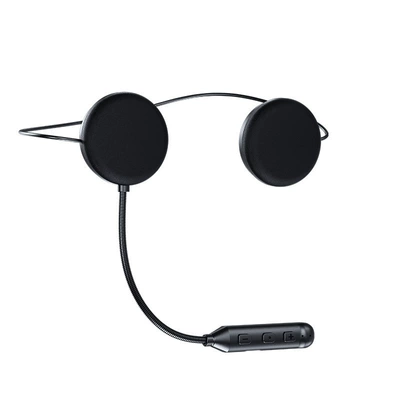 Motorcycle Helmet Bluetooth Headset Integrated with Headphones, Bluetooth Music Headset for Riding, Noise Reduction, Built-In Helmet Headphones (Motorcycle Helmet Headset) - black