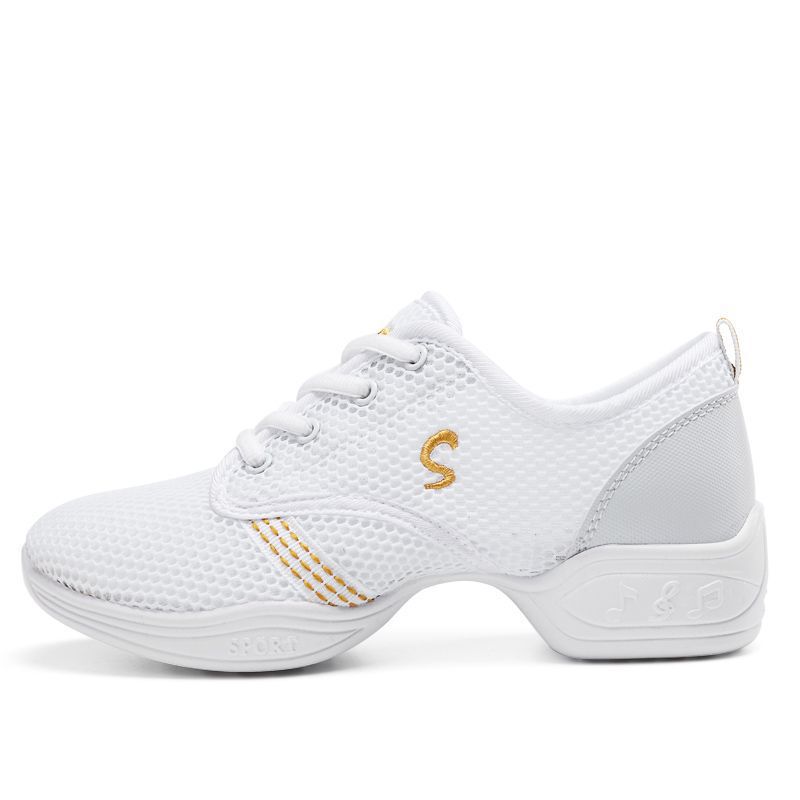 Promotional Summer Women's Shoes Mesh Breathable Dance Shoes Mom Square Dance Shoes Versatile Sports Square Dance Shoes Mesh Shoes