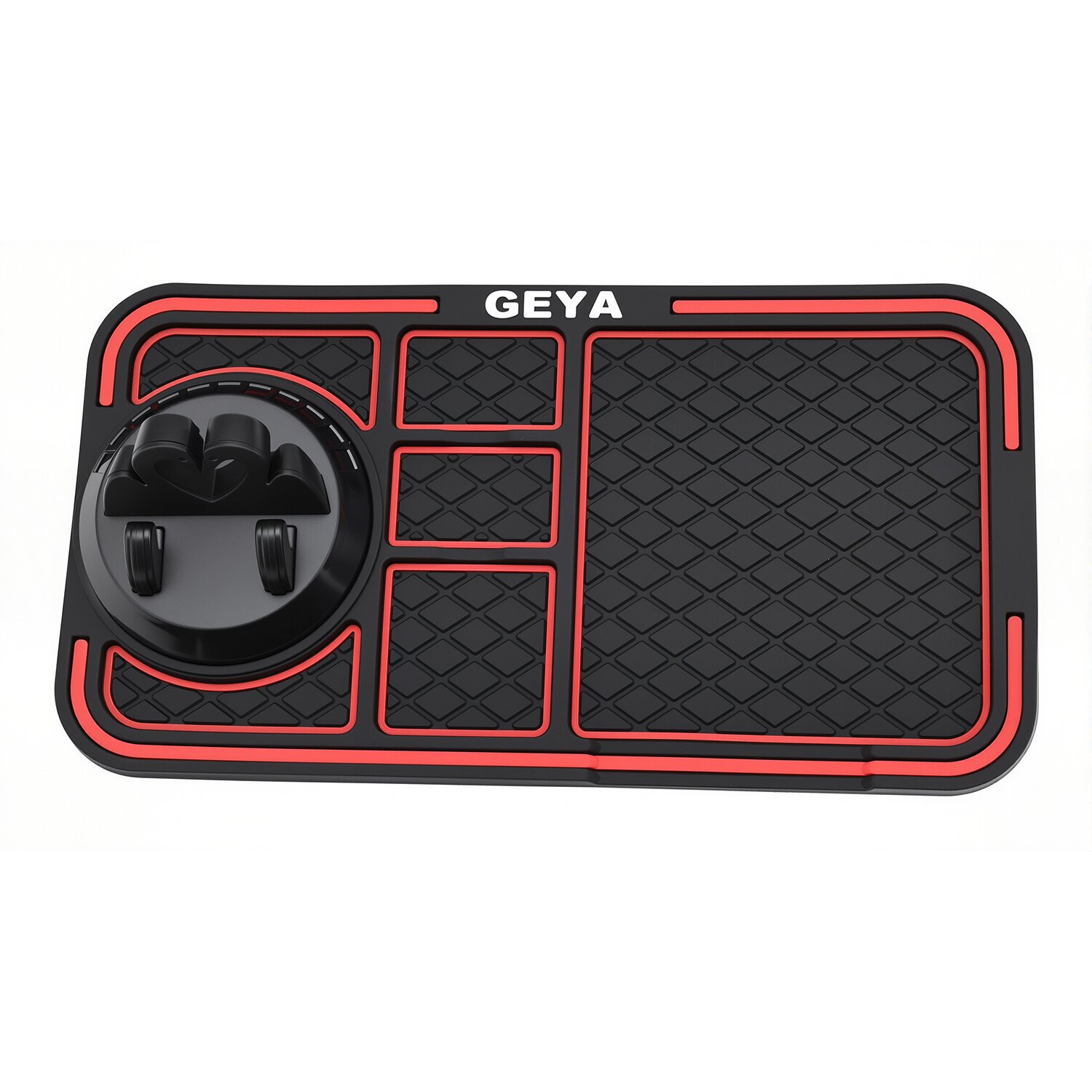 Multifunctional Car Anti-Slip Mat, Car Mount, Dashboard Phone Navigation Holder, Temporary Parking Number Plate