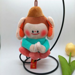Datong Buddha's Little Companion Lotus Buddha's Surrounding Cultural Souvenir Key Chain Doll Plush Pendant Doll Internet Celebrant